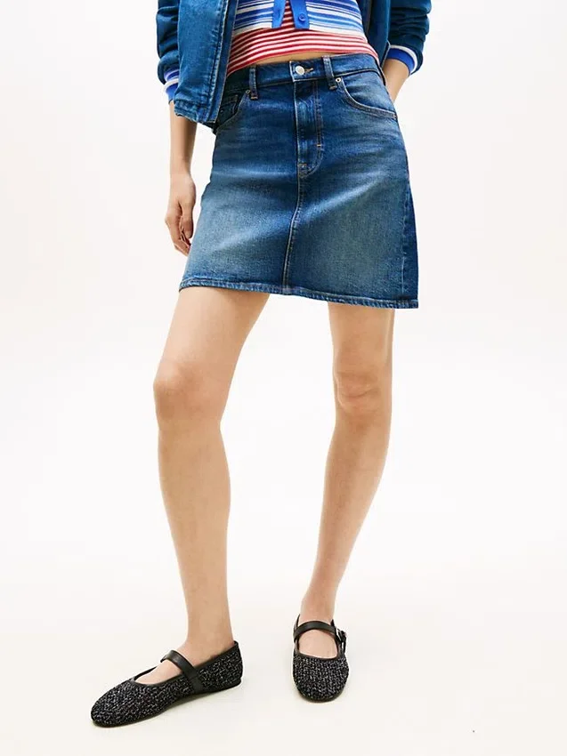 Tommy Jeans High-Rise Denim Mini Skirt Tommy Jeans High-Rise Denim Mini Skirt