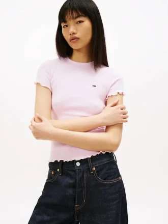 Tommy Jeans Lettuce-Trim T-Shirt
