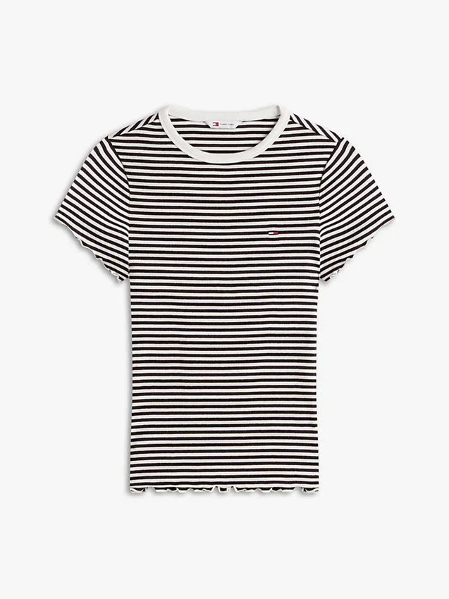 Tommy Jeans Lettuce-Trim T-Shirt Tommy Jeans Lettuce-Trim T-Shirt