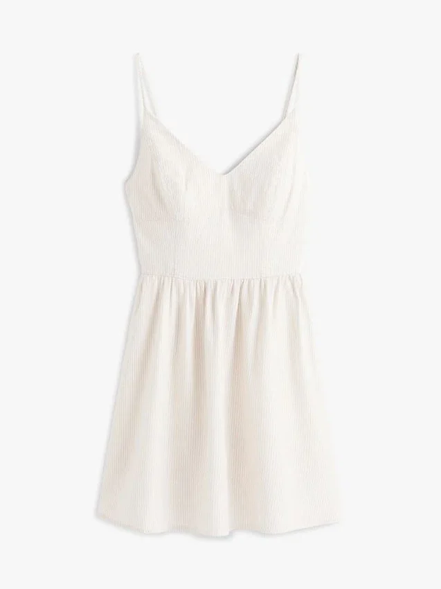 Tommy Jeans Linen-Blend Skater Dress Tommy Jeans Linen-Blend Skater Dress