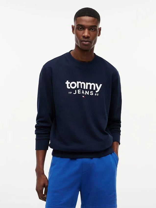 Tommy Jeans Logo Sueded Sweatshirt Tommy Jeans Logo Sueded Sweatshirt