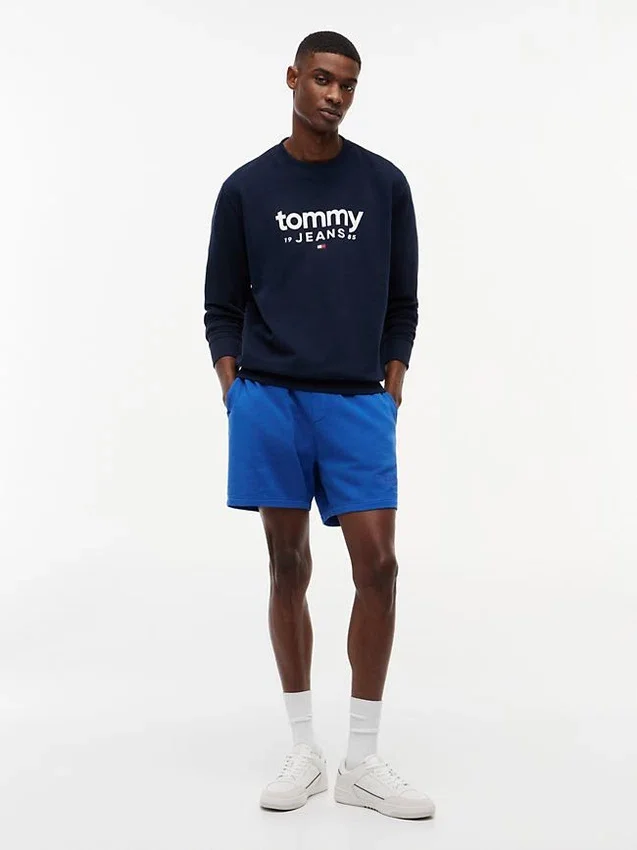 Tommy Jeans Logo Sueded Sweatshirt Tommy Jeans Logo Sueded Sweatshirt