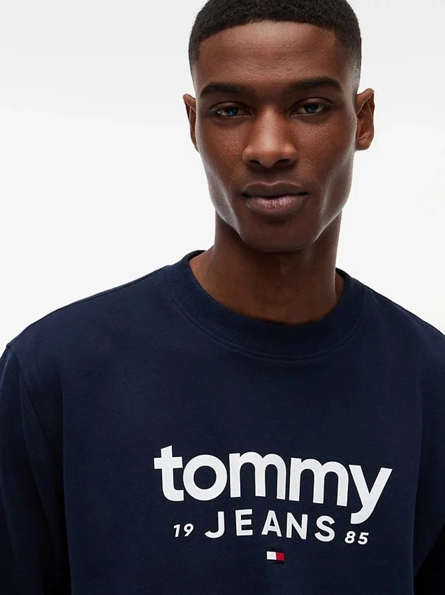 Tommy Jeans Logo Sueded Sweatshirt Tommy Jeans Logo Sueded Sweatshirt