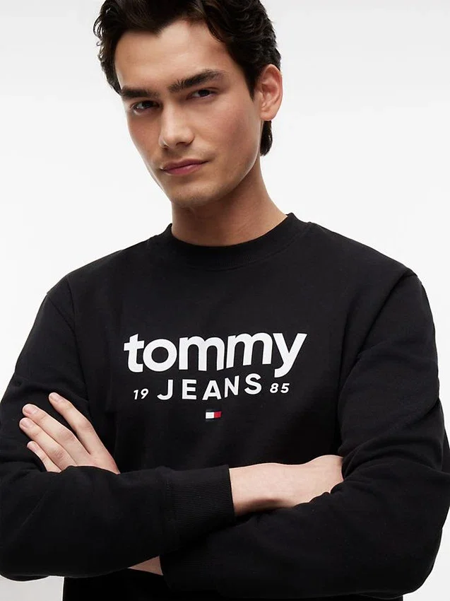 Tommy Jeans Logo Sueded Sweatshirt Tommy Jeans Logo Sueded Sweatshirt