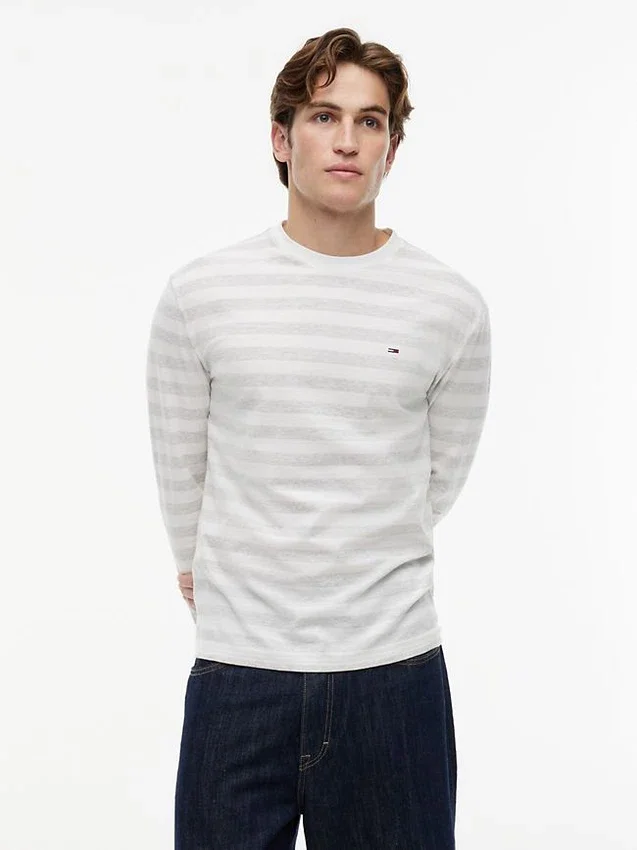 Tommy Jeans Long-Sleeve Striped T-Shirt Tommy Jeans Long-Sleeve Striped T-Shirt
