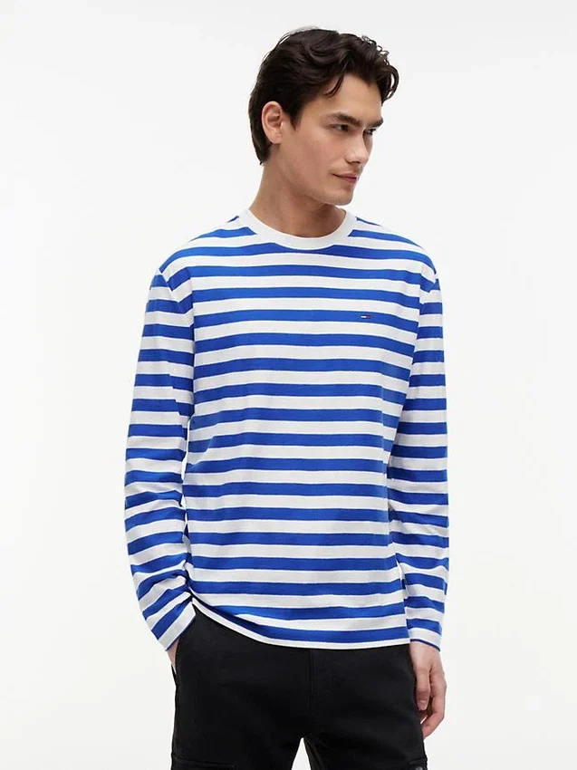 Tommy Jeans Long-Sleeve Striped T-Shirt Tommy Jeans Long-Sleeve Striped T-Shirt