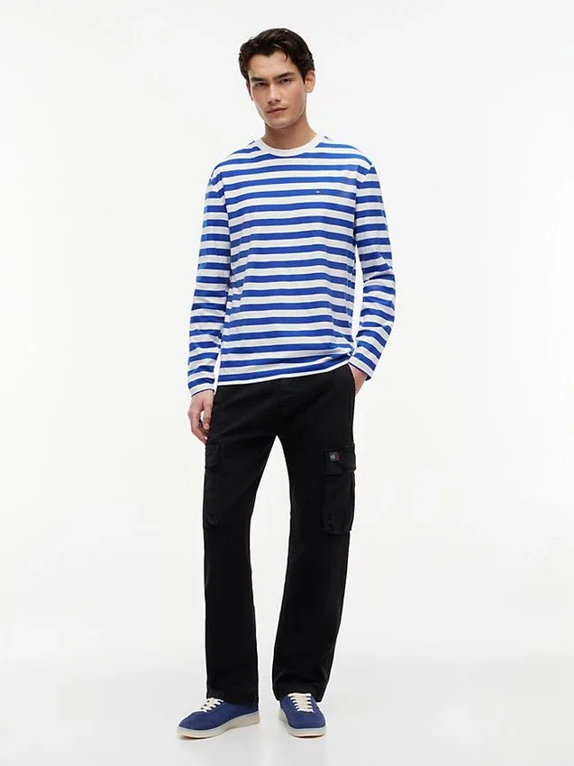 Tommy Jeans Long-Sleeve Striped T-Shirt Tommy Jeans Long-Sleeve Striped T-Shirt