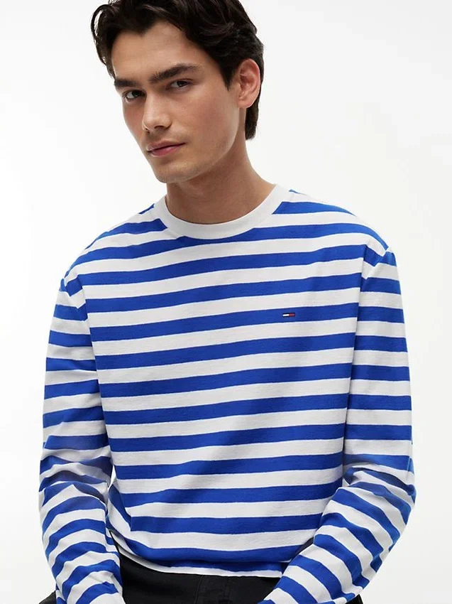 Tommy Jeans Long-Sleeve Striped T-Shirt Tommy Jeans Long-Sleeve Striped T-Shirt
