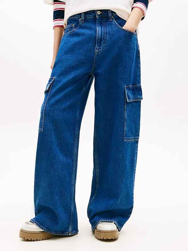 Tommy Jeans Loose Wide Leg Cargo Jean Tommy Jeans Loose Wide Leg Cargo Jean