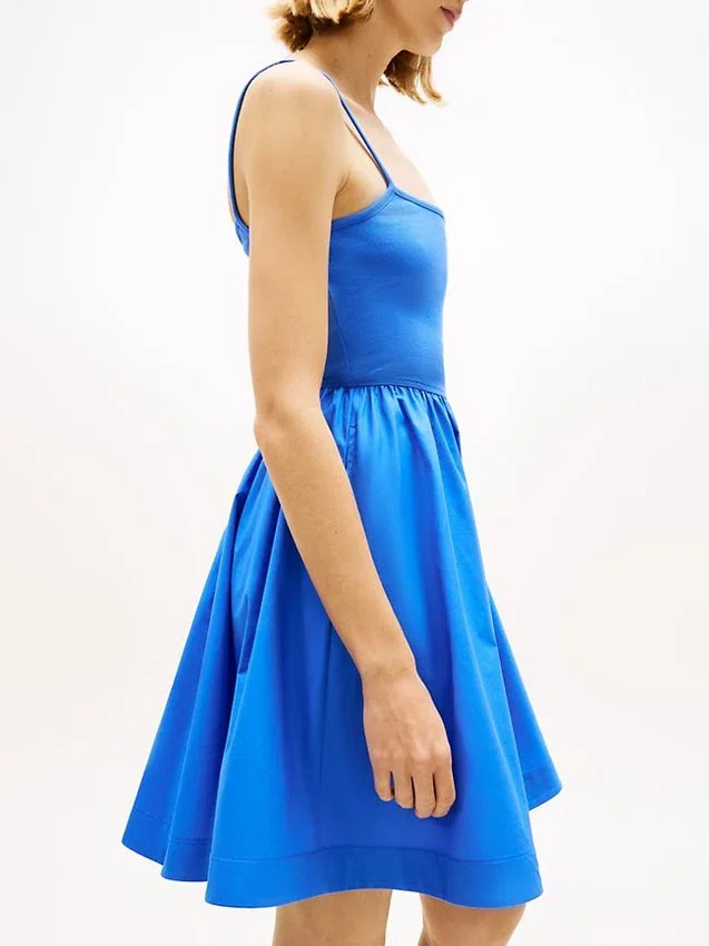 Tommy Jeans Mixed-Media Mini Dress Tommy Jeans Mixed-Media Mini Dress