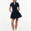 Tommy Jeans Mixed-Media Polo Mini Dress Tommy Jeans Mixed-Media Polo Mini Dress
