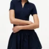 Tommy Jeans Mixed-Media Polo Mini Dress Tommy Jeans Mixed-Media Polo Mini Dress