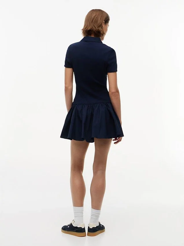 Tommy Jeans Mixed-Media Polo Mini Dress Tommy Jeans Mixed-Media Polo Mini Dress