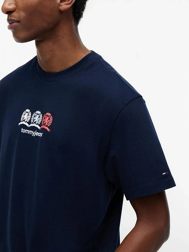 Tommy Jeans Multi-Crest Logo T-Shirt Tommy Jeans Multi-Crest Logo T-Shirt