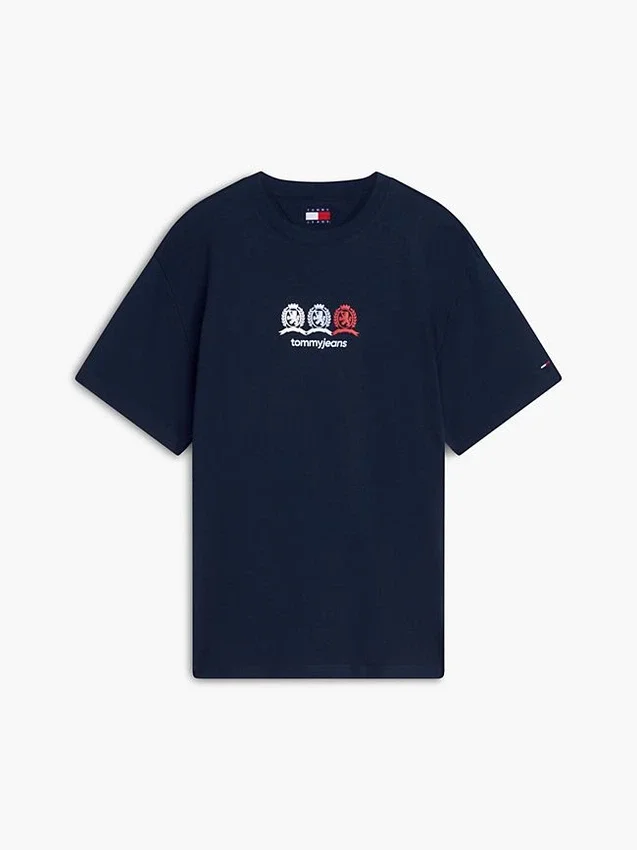 Tommy Jeans Multi-Crest Logo T-Shirt Tommy Jeans Multi-Crest Logo T-Shirt