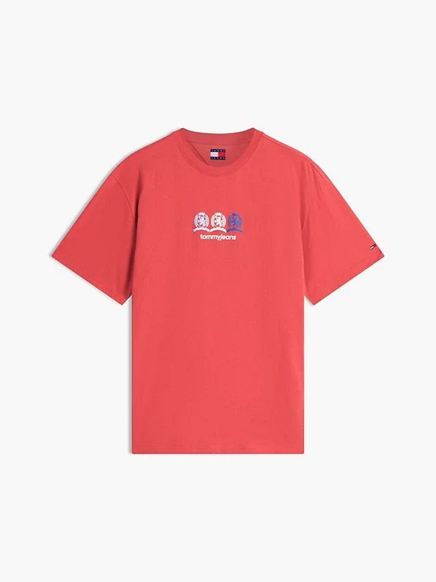 Tommy Jeans Multi-Crest Logo T-Shirt Tommy Jeans Multi-Crest Logo T-Shirt
