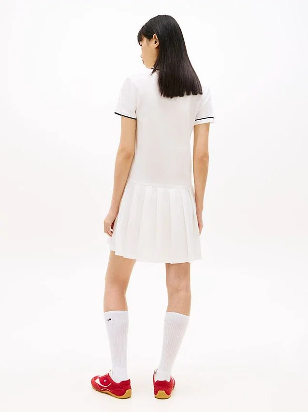 Tommy Jeans Pleated Polo Mini Dress Tommy Jeans Pleated Polo Mini Dress