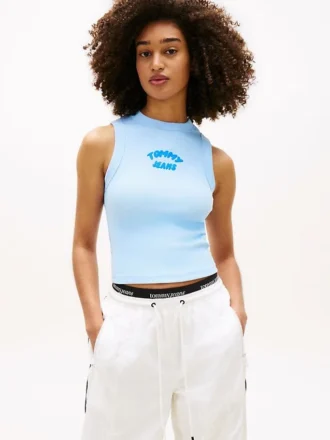 Tommy Jeans Puff Print Logo Tank Top