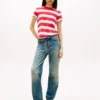 Tommy Jeans Regular Fit Stripe T-Shirt