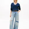 Tommy Jeans Relaxed Fit V-Neck Sweater Tommy Jeans Relaxed Fit V-Neck Sweater