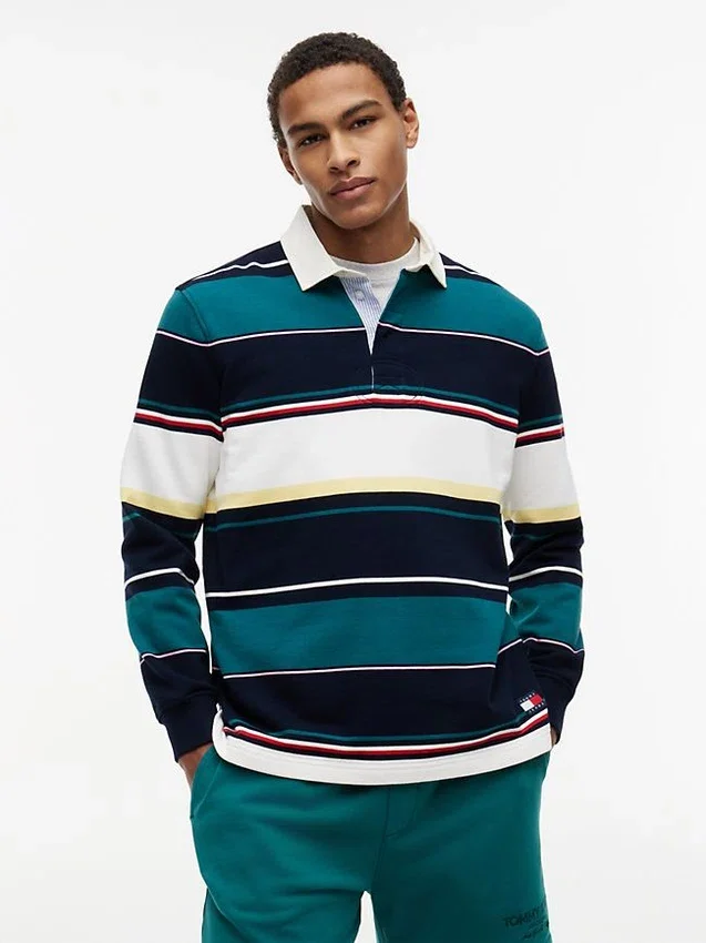Tommy Jeans Relaxed Striped Rugby Polo Tommy Jeans Relaxed Striped Rugby Polo