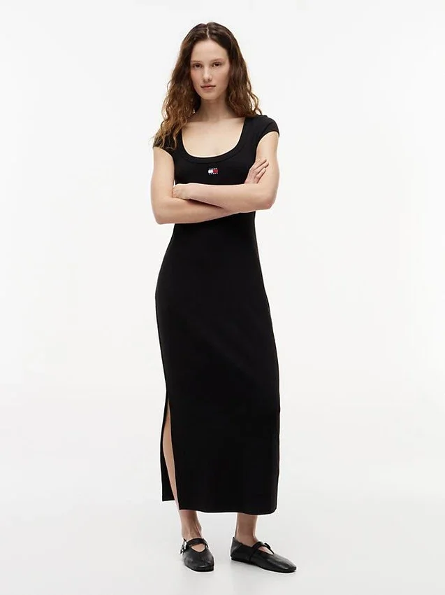 Tommy Jeans Rib-Knit Maxi Dress Tommy Jeans Rib-Knit Maxi Dress