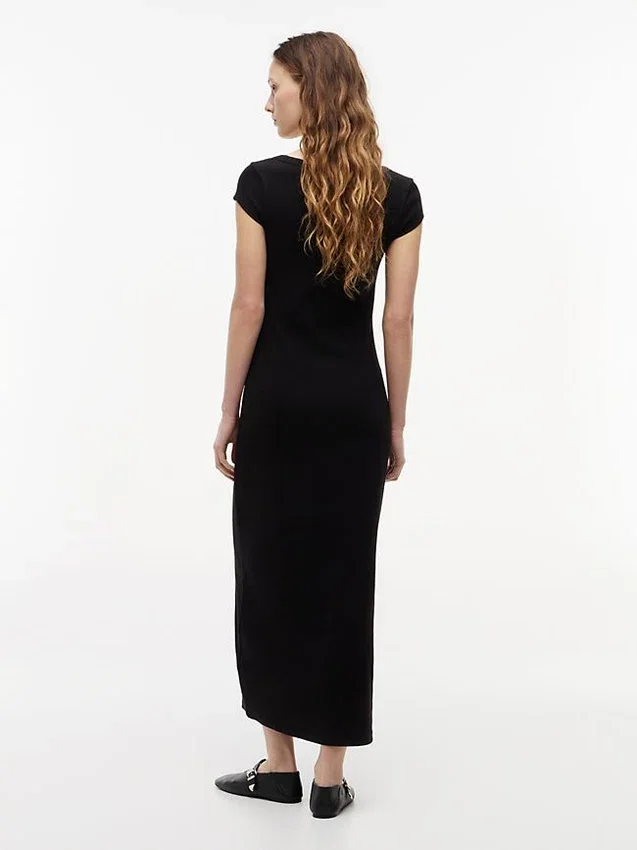 Tommy Jeans Rib-Knit Maxi Dress Tommy Jeans Rib-Knit Maxi Dress