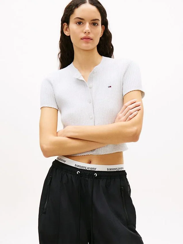 Tommy Jeans Short-Sleeve Cardigan Tommy Jeans Short-Sleeve Cardigan