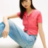 Tommy Jeans Short-Sleeve Cardigan Tommy Jeans Short-Sleeve Cardigan