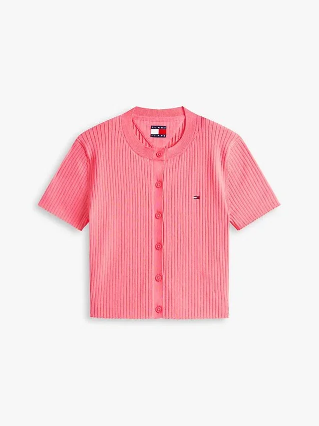 Tommy Jeans Short-Sleeve Cardigan Tommy Jeans Short-Sleeve Cardigan