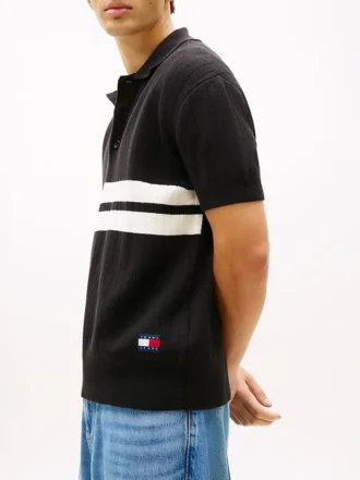 Tommy Jeans Short-Sleeve Sweater Polo