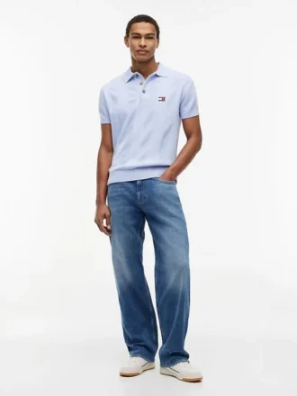 Tommy Jeans Short-Sleeve Sweater Polo