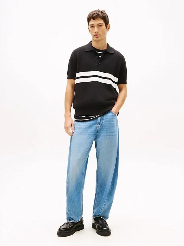 Tommy Jeans Short-Sleeve Sweater Polo Tommy Jeans Short-Sleeve Sweater Polo