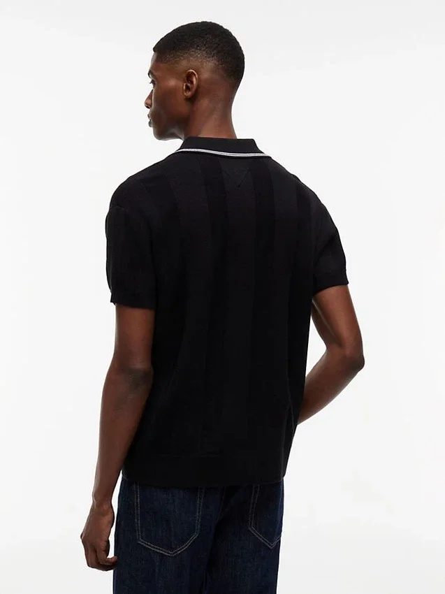 Tommy Jeans Short-Sleeve Sweater Polo Tommy Jeans Short-Sleeve Sweater Polo