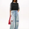 Tommy Jeans Side-Tie Linen-Blend Top Tommy Jeans Side-Tie Linen-Blend Top