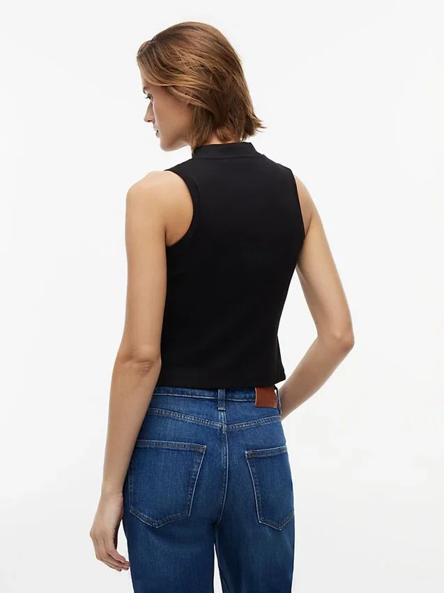 Tommy Jeans Slim Fit Mockneck Tank Top Tommy Jeans Slim Fit Mockneck Tank Top