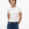 Tommy Jeans Slim Fit Shirred T-Shirt Tommy Jeans Slim Fit Shirred T-Shirt