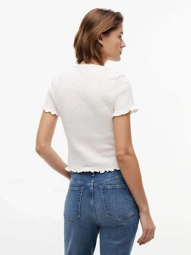 Tommy Jeans Slim Fit Shirred T-Shirt Tommy Jeans Slim Fit Shirred T-Shirt