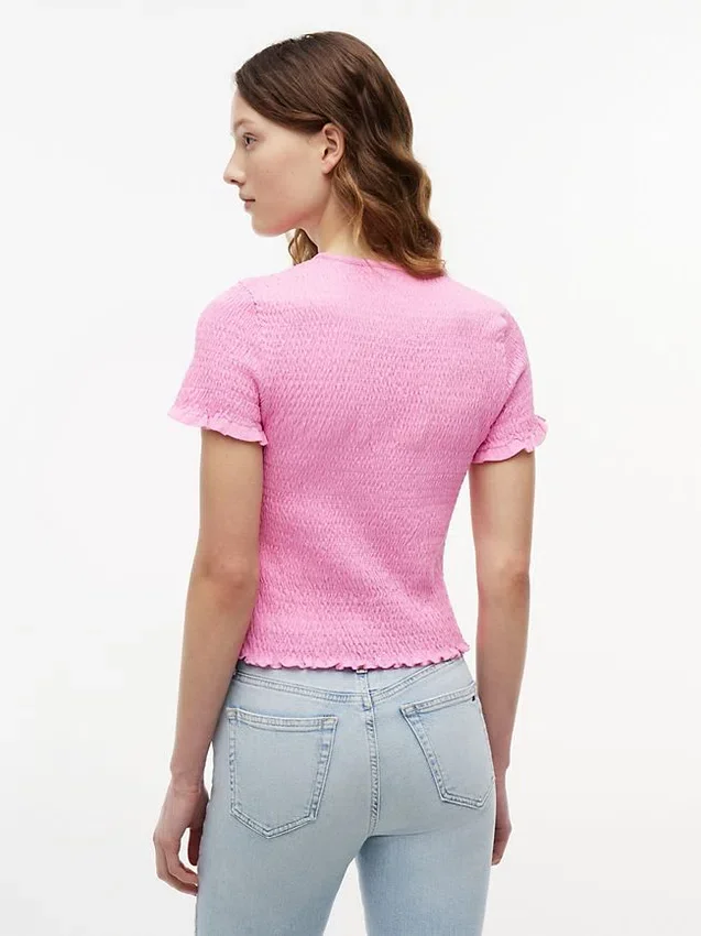 Tommy Jeans Slim Fit Shirred T-Shirt Tommy Jeans Slim Fit Shirred T-Shirt