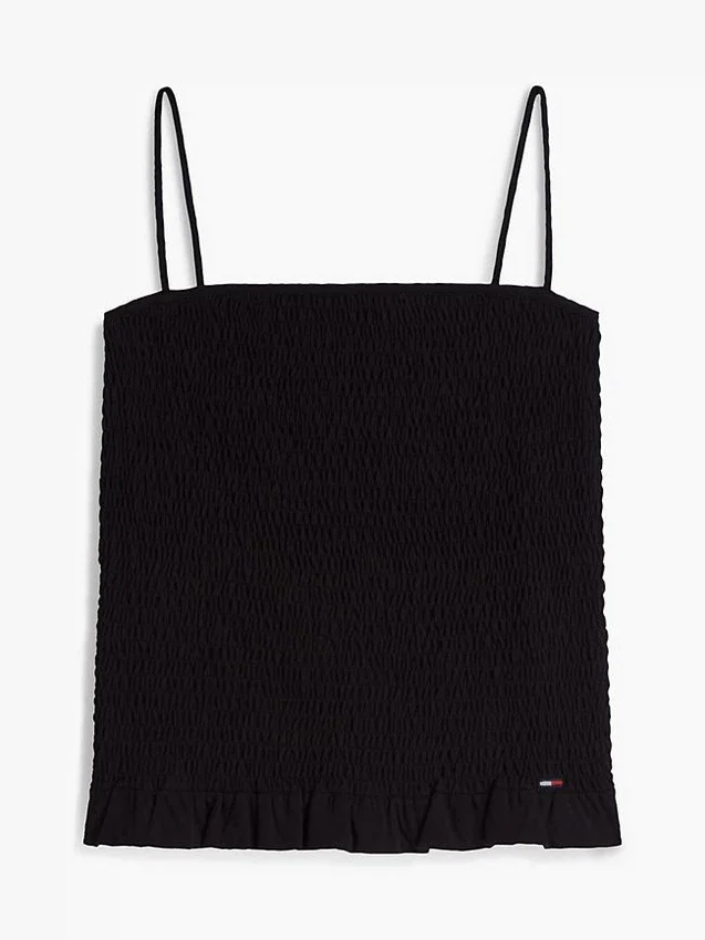 Tommy Jeans Slim Fit Shirred Tank Top Tommy Jeans Slim Fit Shirred Tank Top