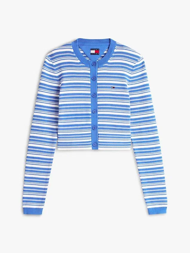 Tommy Jeans Slim Fit Striped Cardigan Tommy Jeans Slim Fit Striped Cardigan