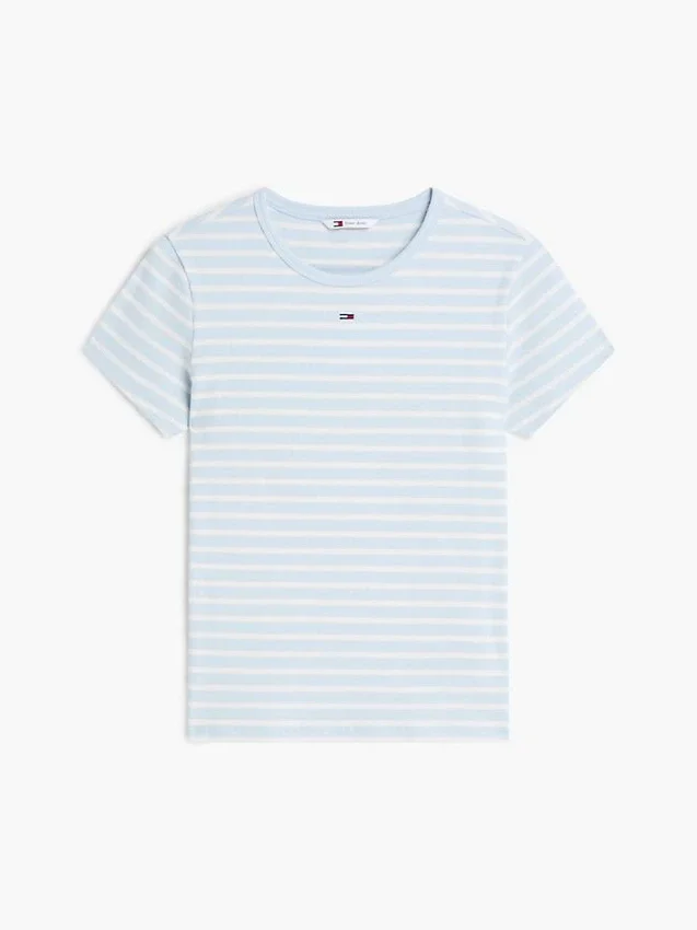 Tommy Jeans Slim Stretch Ribbed T-Shirt Tommy Jeans Slim Stretch Ribbed T-Shirt