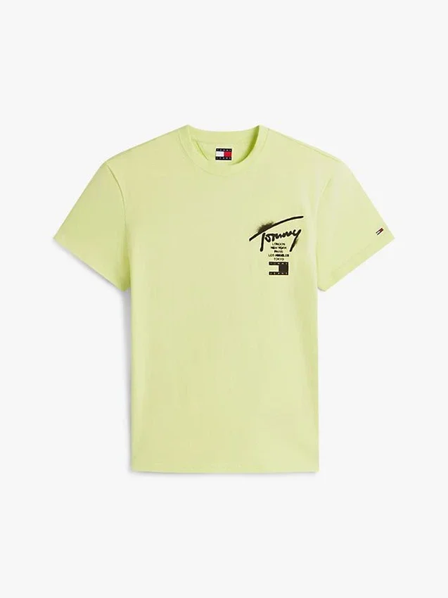 Tommy Jeans Spray Paint Logo T-Shirt Tommy Jeans Spray Paint Logo T-Shirt