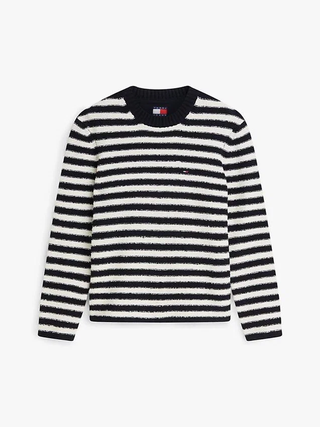 Tommy Jeans Striped Boucle Sweater Tommy Jeans Striped Boucle Sweater