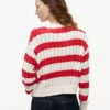 Tommy Jeans Striped Cable Knit Sweater