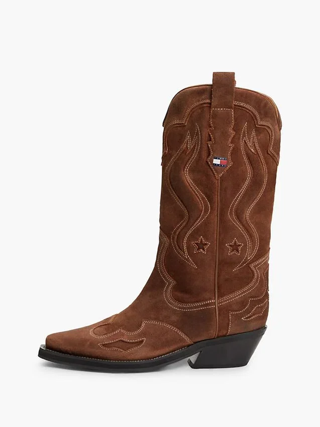 Tommy Jeans Suede Cowboy Boot Tommy Jeans Suede Cowboy Boot