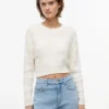 Tommy Jeans Textured Lace-Up Sweater