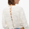 Tommy Jeans Textured Lace-Up Sweater