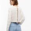 Tommy Jeans Textured Lace-Up Sweater
