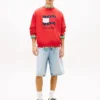 Tommy Jeans Wavy Flag Logo Sweatshirt Tommy Jeans Wavy Flag Logo Sweatshirt